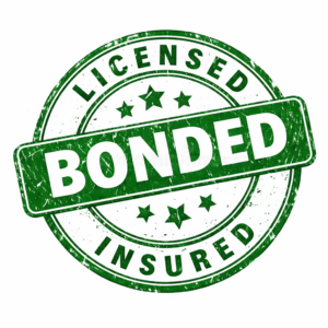 Licensed, bonded, and insured