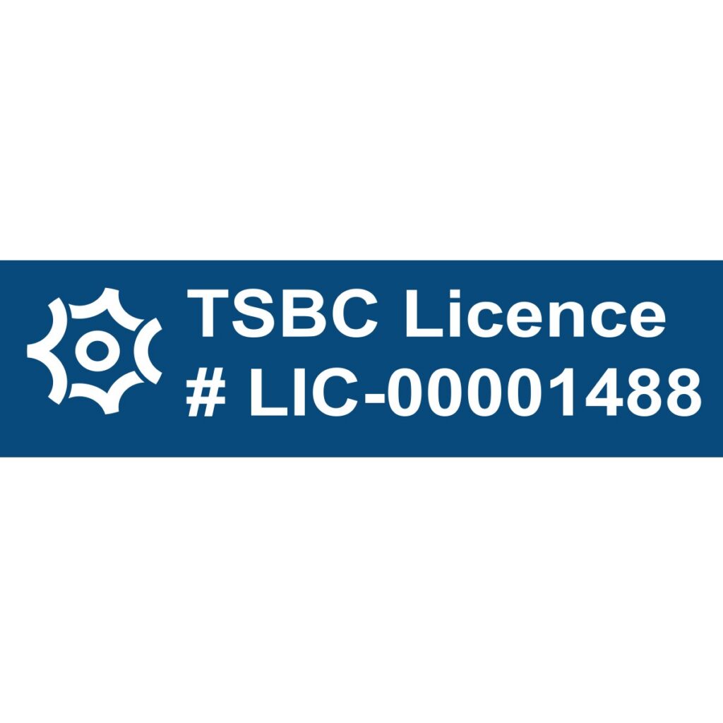 Home tsbc licence number logo large